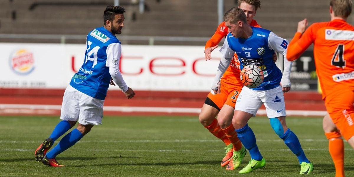 Målskyttar. Mahmoud "Mido" Al-Mouti och Victor Edvardsen hade en bra dag borta mot FC Rosengård.