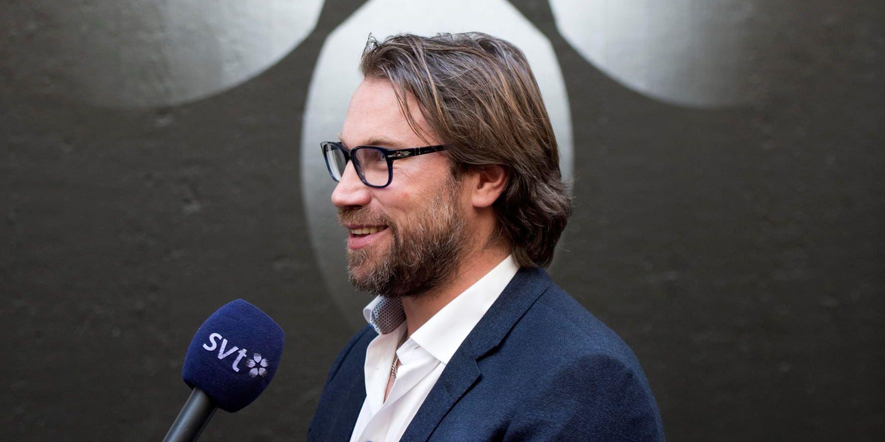 Ishockeyspelaren Peter "Foppa" Forsberg – utan märkeströja. Arkivbild.