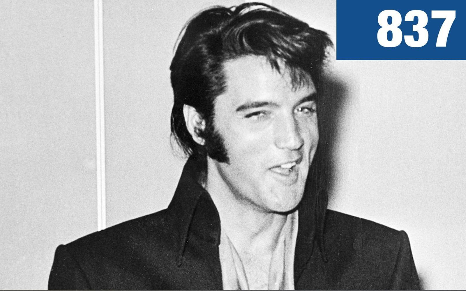 837. Antalet utsålda Elvis-föreställningar i följd på Las Vegas Hilton. Foto: TT