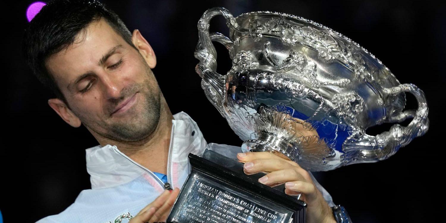 Novak Djokovic vann Australian Open för tionde gången.