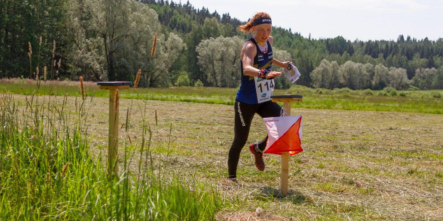 Tove Alexandersson under världscupen i Finland.