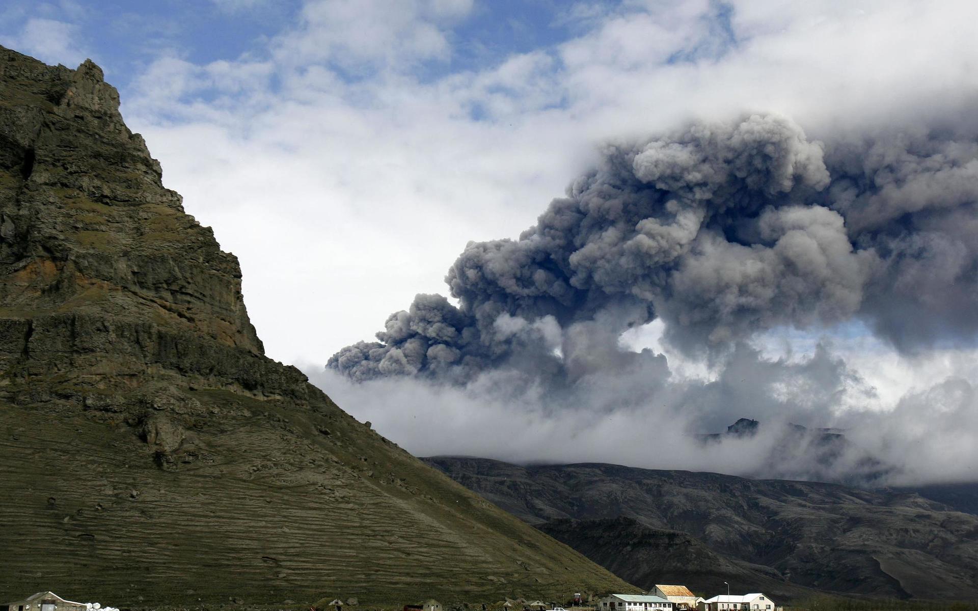 2010 fick vulkanen Eyjafjallajökull ett stort utbrott som lamslog flygtrafiken under flera veckor. 