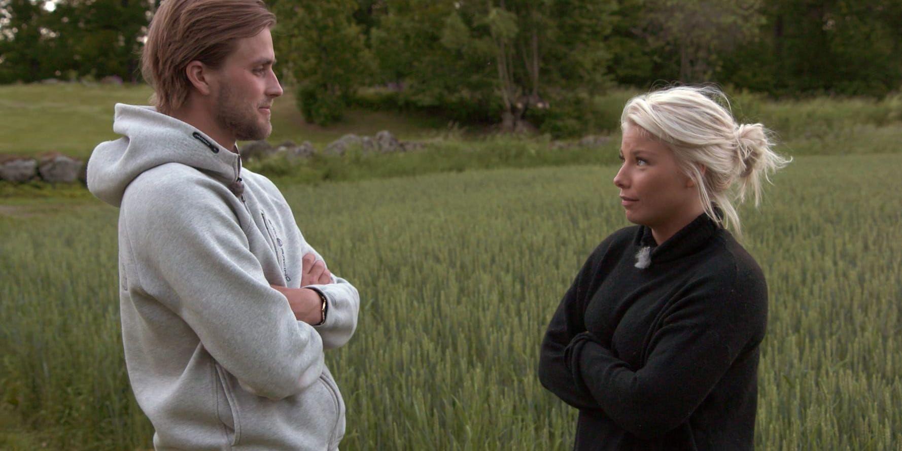 Joacim Rickling valde att skicka hem Jenny Freéd från "Bonde söker fru". Pressbild.