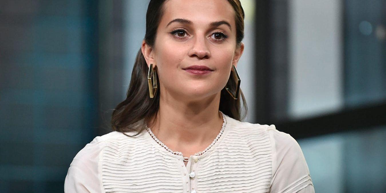 Alicia Vikander kommer att dyka upp i fantasydramat "Green knight". Arkivbild.