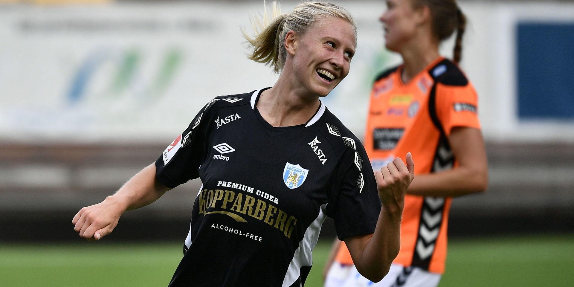 Rebecka Blomqvist är fostrad i IK Rössö. Nu är hon uttagen i A-landslagets EM-kvaltrupp.