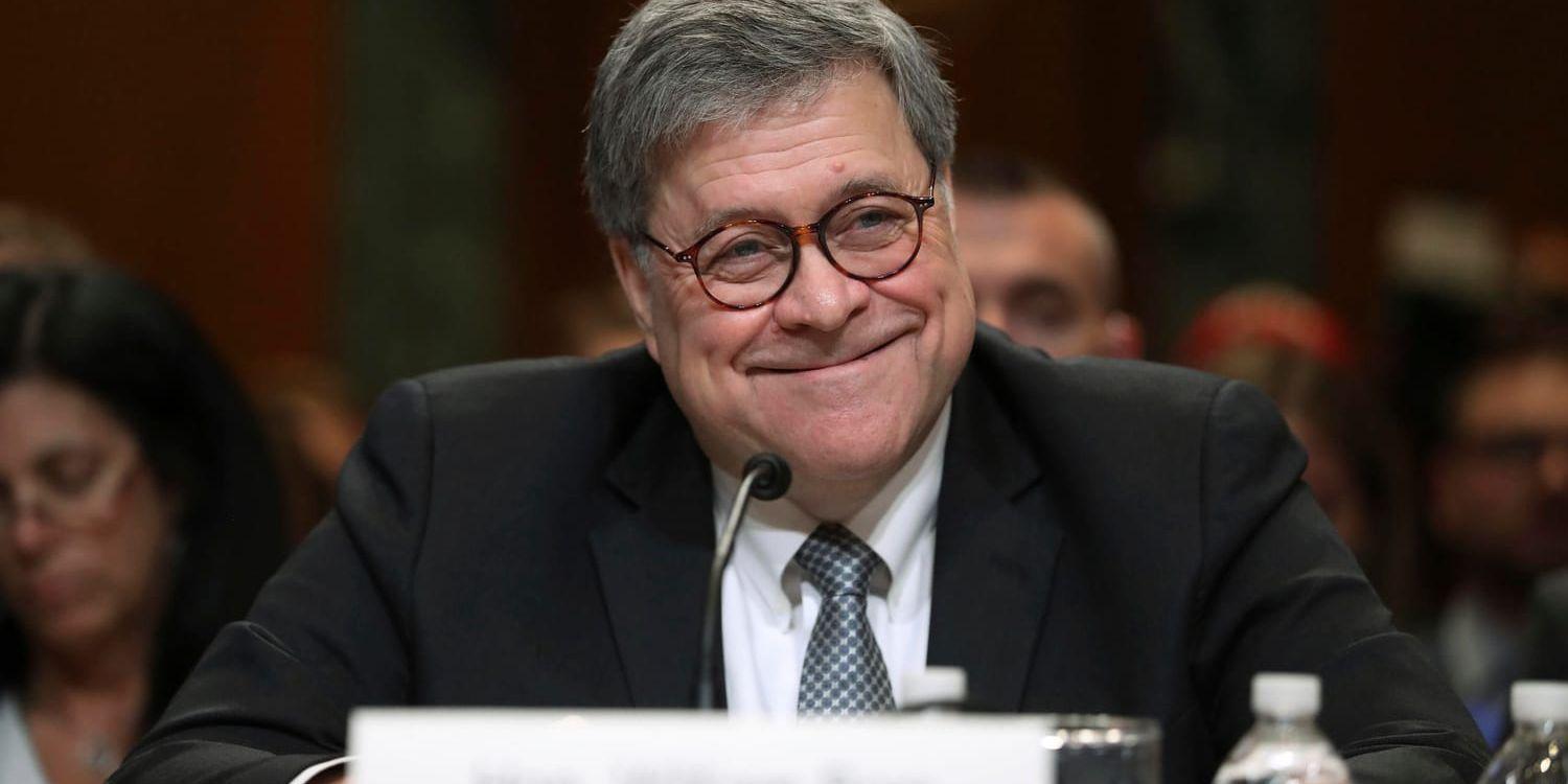 USA:s justitieminister William Barr.