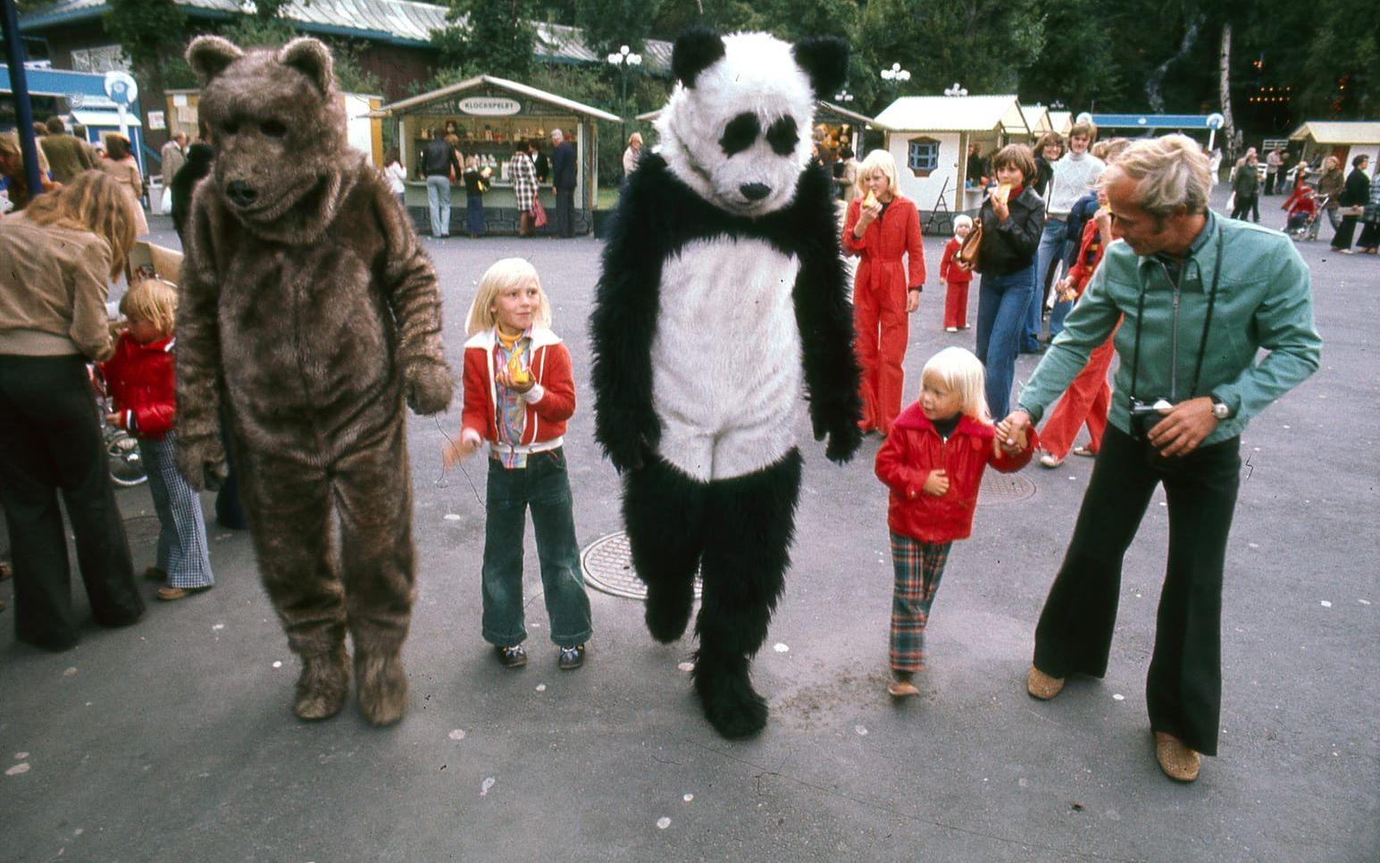 Liseberg i går och i dag. 