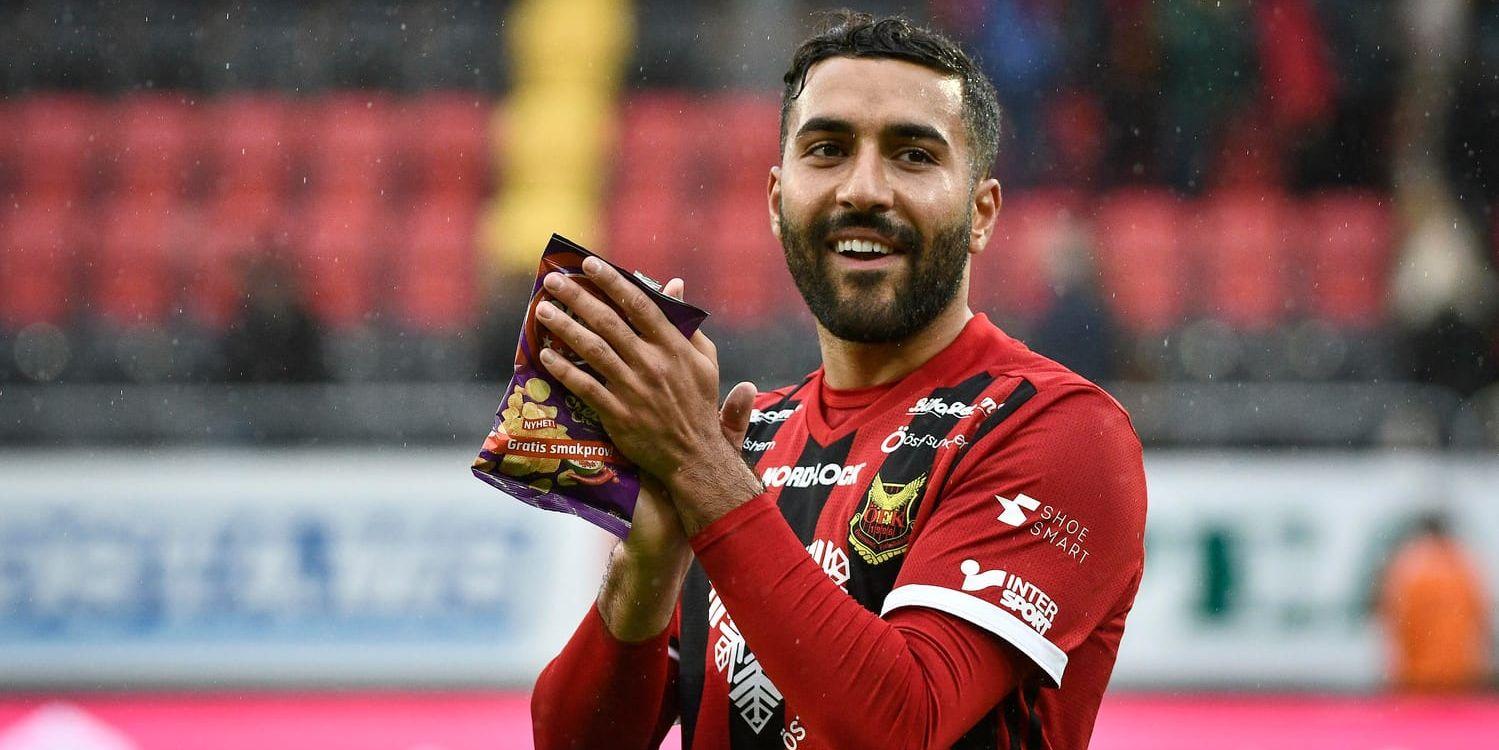 Östersundsanfallaren Saman Ghoddos valde bort det svenska landslaget för Iran. Arkivbild.