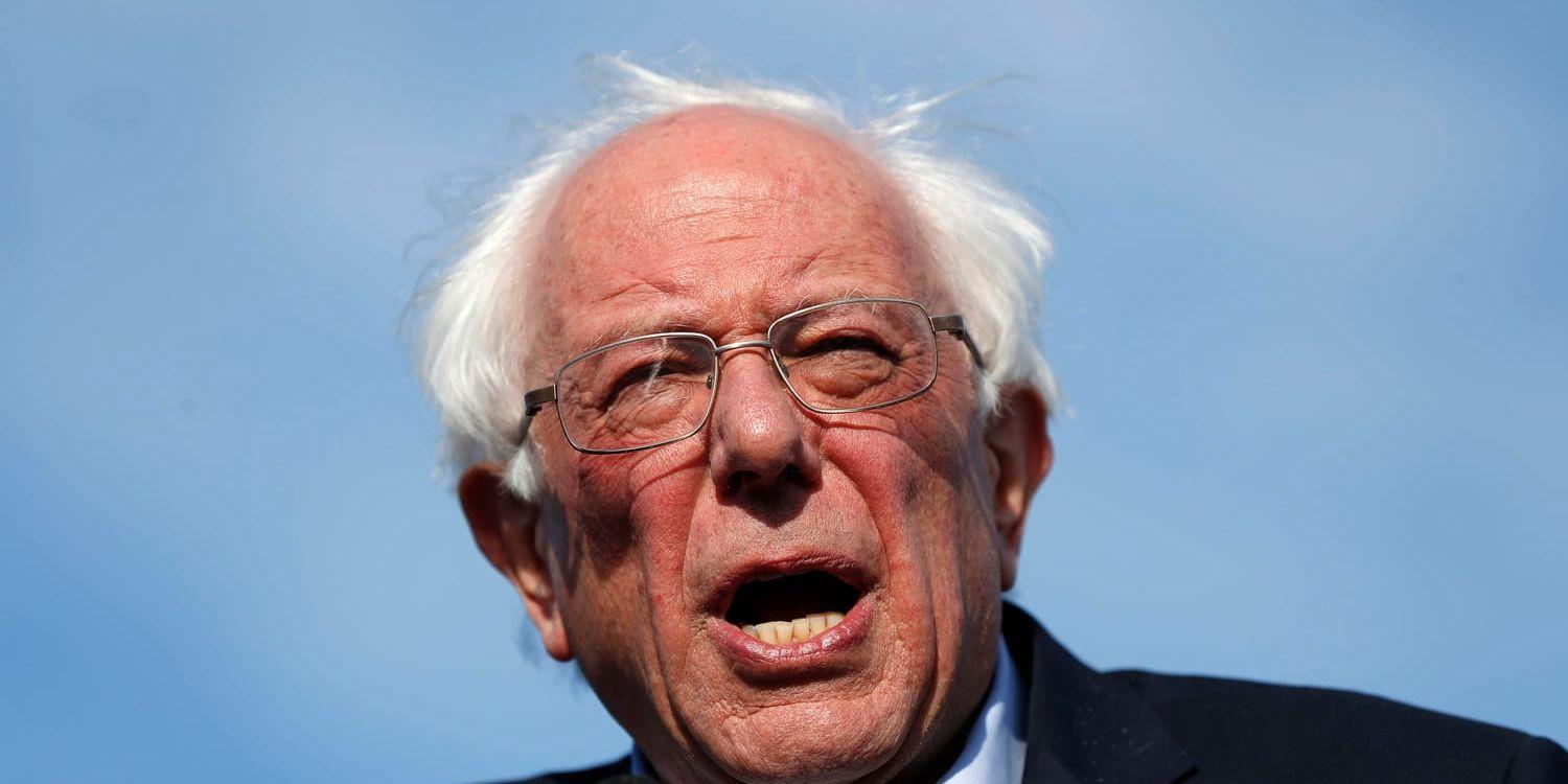 Den demokratiske senatorn Bernie Sanders. Arkivbild.