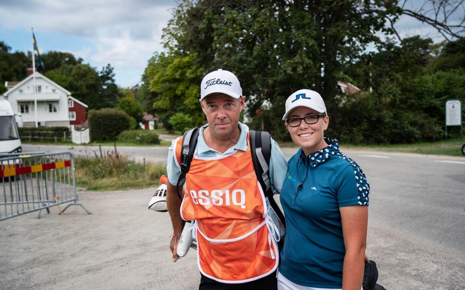 Mattias Höglund från Brastad och spelaren Billie-jo Smith från England. 