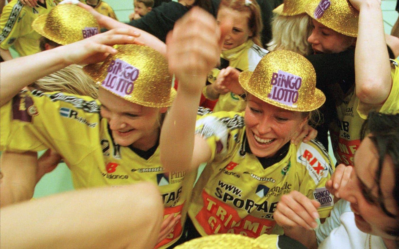 Efter många finalförluster vann Theresa Claesson Andreasson sitt första och enda SM-guld 2000. 