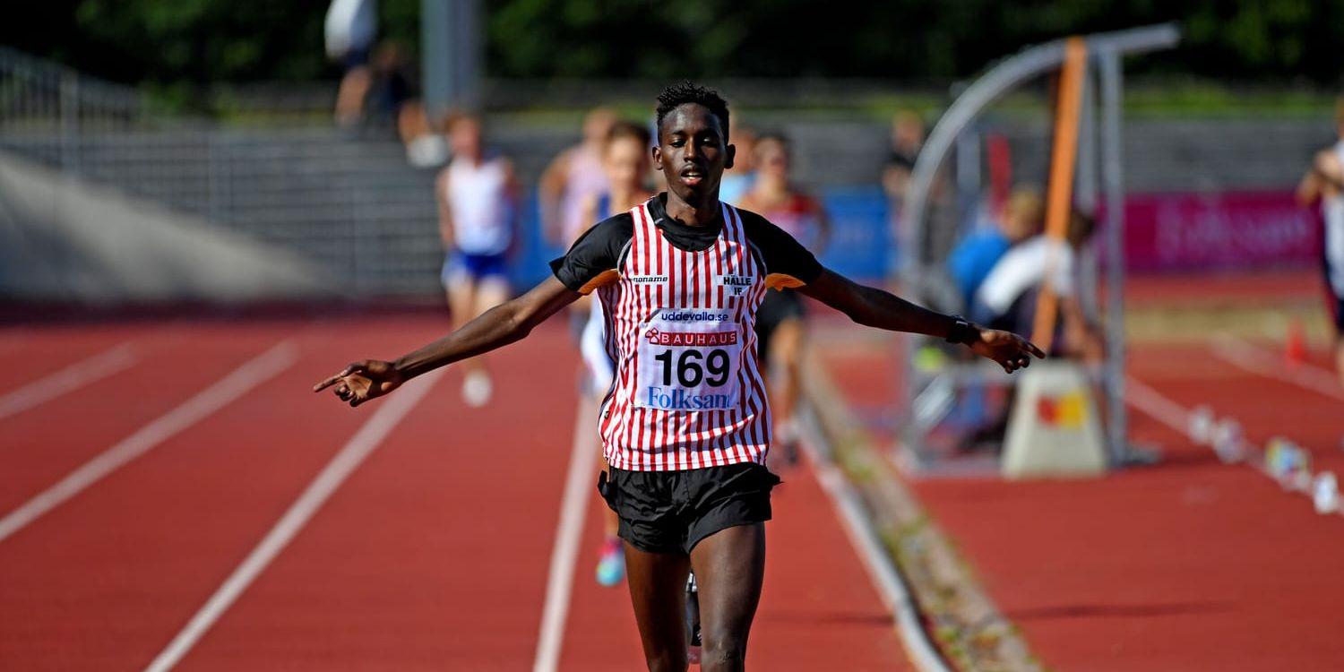 Sharmarke Ahmed, Hälle IF, tog två guld och ett silver under JSM.