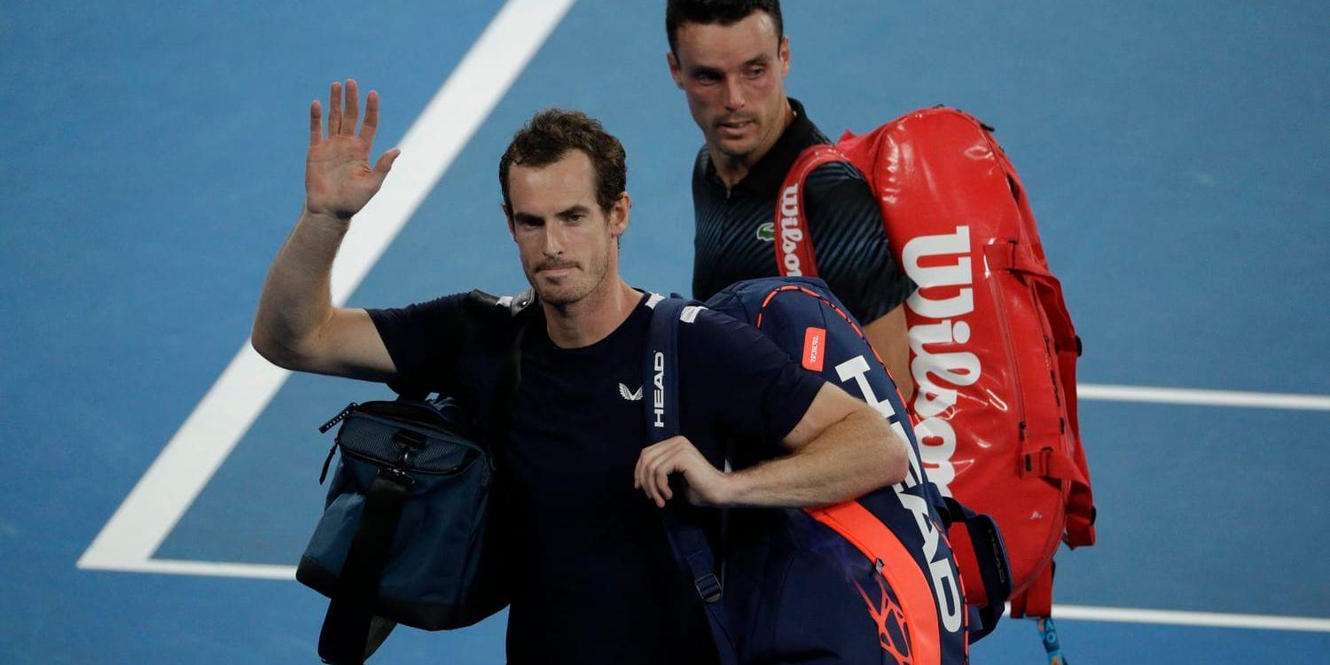 Andy Murray efter hans tidiga uttåg ur Australian Open.