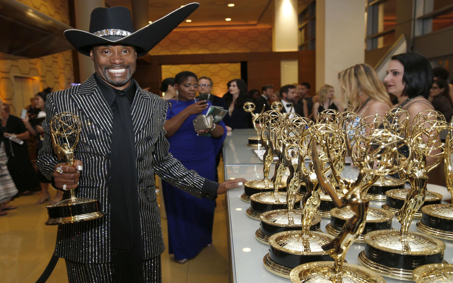 Billy Porter fick ta emot en Emmy för sin huvudroll i &quot;Pose&quot;.