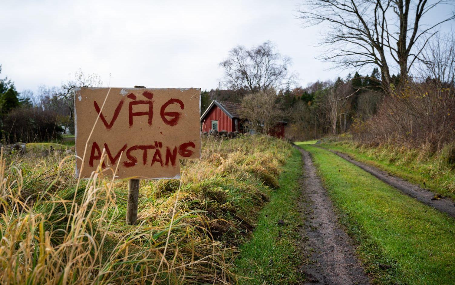 Österödskvinnans ungefärliga gravplats.