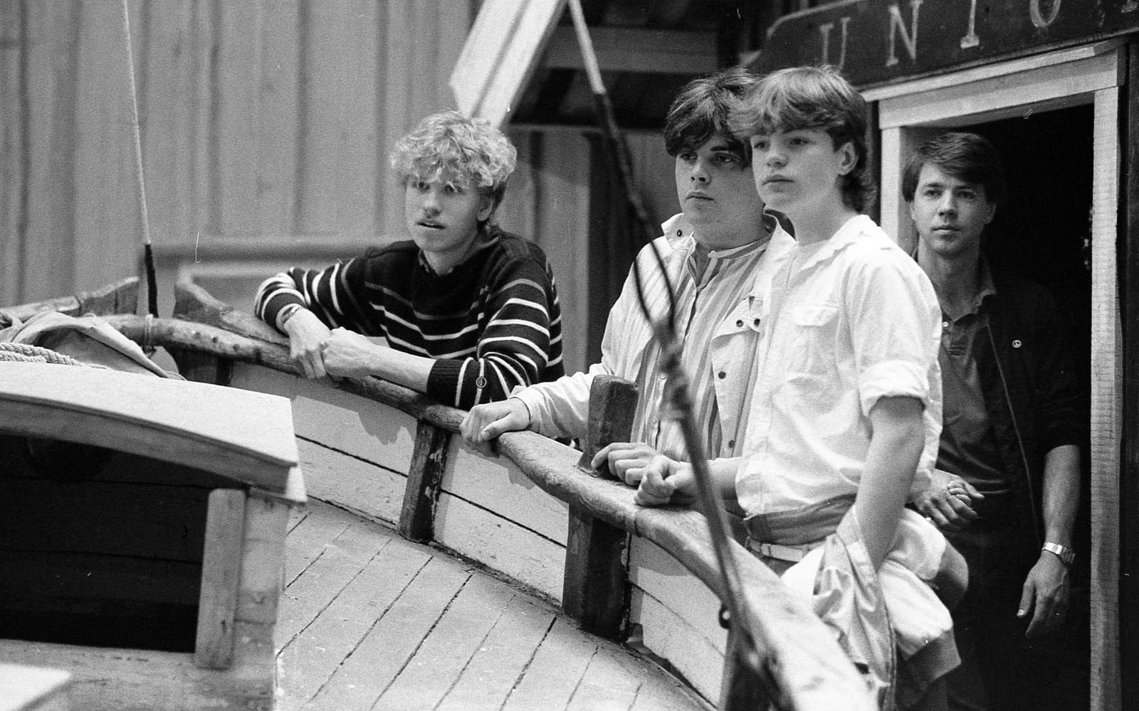 Invigning Bohusläns Museum 2 juni 1984Stefan Jansson , Pär Lundqvist , Christer Olsson  (okänd i bakgrunden) 