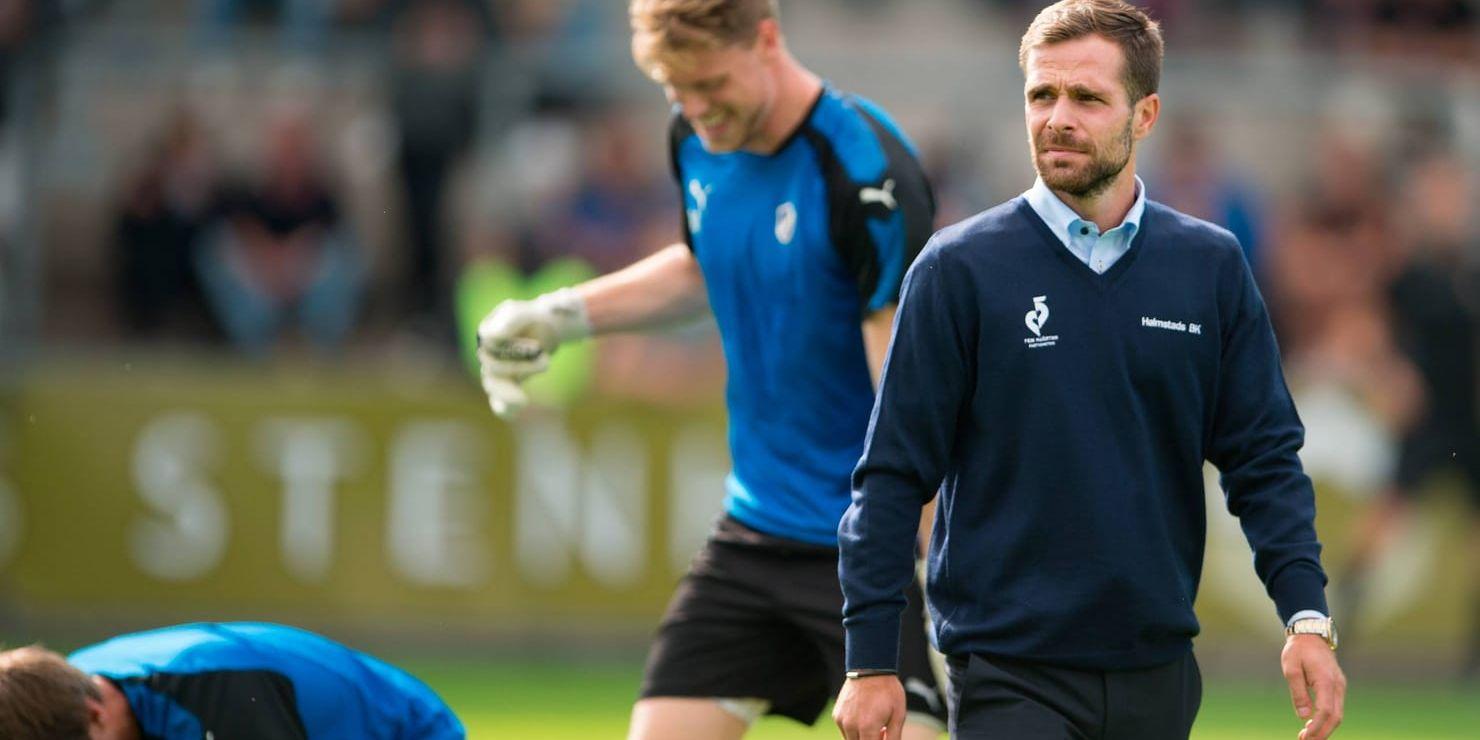 Halmstads nye tränare Igor Krulj före lördagens fotbollsmatch i allsvenskan mellan Halmstad och Elfsborg på Örjans vall.